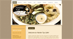 Desktop Screenshot of marbletopcafe.com